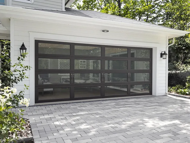 Bradenton Garage Door Repair design specialist presenting custom garage door options to Bradenton homeowner