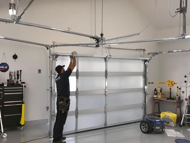 Bradenton Garage Door Repair certified team performing precision garage door installation in Bradenton