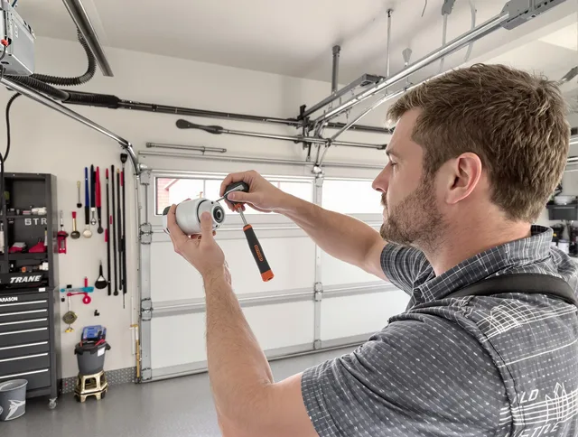 Garage door opener repair service by Bradenton Garage Door Repair in Bradenton