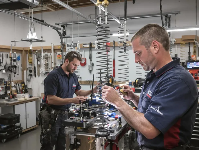 Garage door spring repair service by Bradenton Garage Door Repair in Bradenton